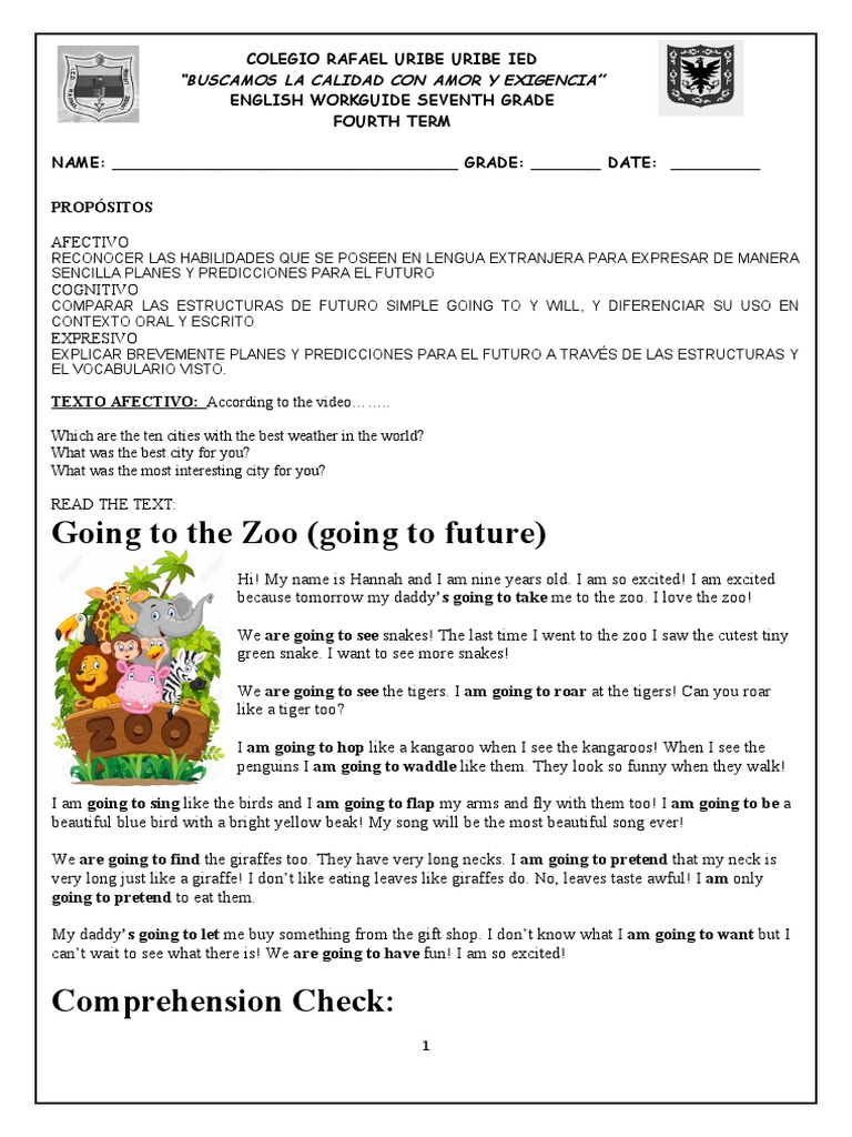 Going To The Zoo (Going To Future) : "Buscamos La Calidad Con Amor Y ...
