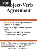 ENGLISH Subject-Verb-Agreement