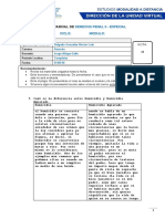 EXAMEN PARCIAL DE Derecho Penal Especial