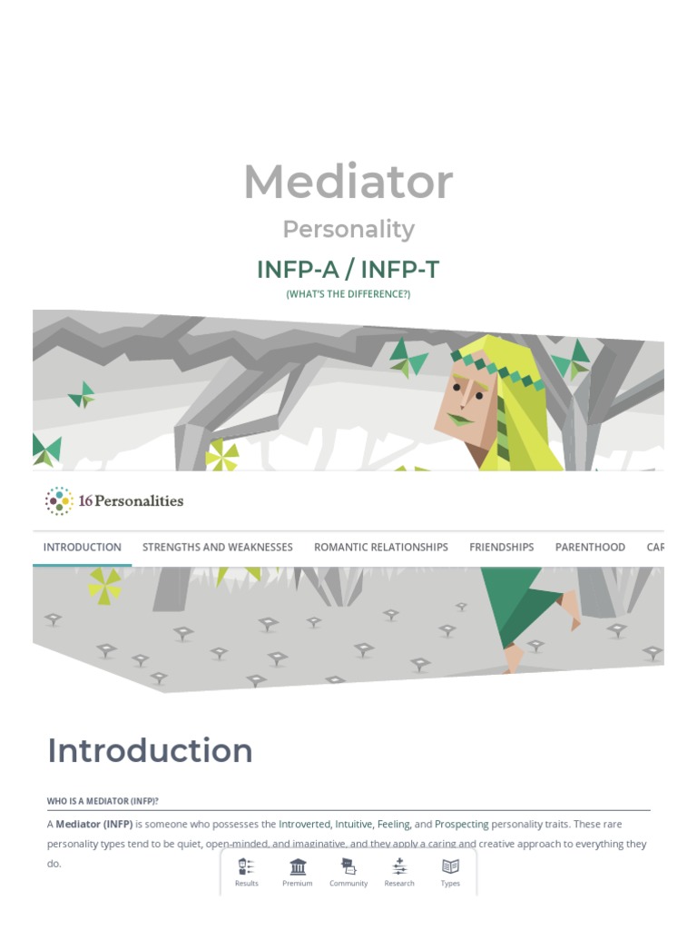 Infp 1 Introduction Pdf Personality Type Empathy