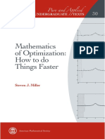 [Pure and Applied Undergraduate Texts 30] Steven J. Miller - Mathematics of Optimization_ How to do Things Faster (2017, American Mathematical Society) - libgen.lc.pdf