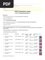 Surat Ijin Masuk Lokasi: Nomor: 270/SIML/EP0340/2020 S0 D A S A R