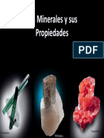 Los Minerales y Sus Propiedades Brillo y Habito PDF