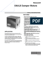 Honeywell M436A/M836A, B Damper Motors