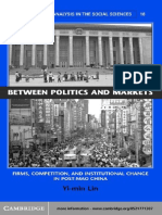 Yi-Min Lin (2001) - Between Politics and Markets. Firms, Competition, and Institutional Change in Post-Mao China PDF
