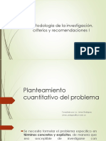 Planteamiento Cuantitativo Del Problema de Investigacion (Criterios) PDF