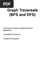 Graph Traversals (BFS and DFS)