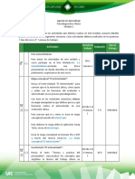 Agenda de Aprendizaje M1