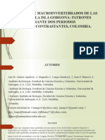 Informe Investigativo (Ensamble de Macro Invertebrados en La Isla Gongora)