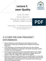 Lecture 5 - Ch 2 Cures for Freq Disturbances