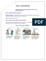 Step 1: Generate Statistical Questions: Unit 12: Data Handling