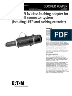 600 A 25 KV Class Bushing Adapter For T-OP™ II Connector System