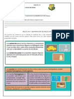 Guía sobre mezclas y sus métodos de separación