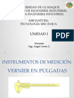 Instrumentos de Medición - Vernier