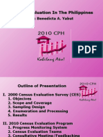 Census Evaluation in The Philippines