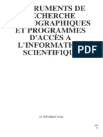 Leçon 2 - Instruments de Recherche Bibliographique Et Programmes