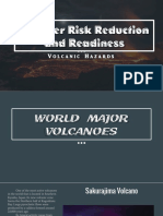 Disaster Risk Reduction and Readiness: Volcanic Hazards