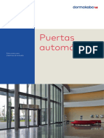 Puertas Automáticas Brochure - ES - PDF - 615350 PDF