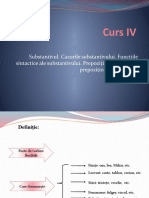 Curs IV-Substantivul-1