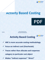 Activity Based Costing PDF Product Cost Planning Calculated Abc Sap PDF