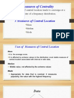 Measures of Centrality - Ungrouped Data-1