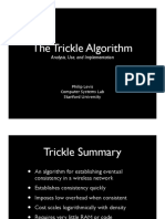 The Trickle Algorithm: Analysis, Use, and Implementation for Eventual Consistency
