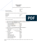 Ejercicios de Caminos Ii Rendimientos PDF