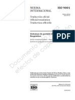 ISO 9001-2015 Sistemas de Gestión de La Calidad PDF