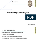 Epidemiologia 3 - Pesquisa Epidemiológica - SLIDES