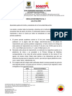 Colegio Fernando Mazuera Villegas informa sobre el segundo periodo académico