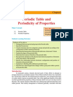 Periodic Table and Periodicity of Properties: Major Concepts