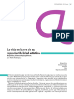 PR - La Vida en La Era de Su Reproductibilidad Artística PDF