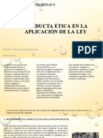 Semana 5 Conducta Etica en La Aplicacion de La Ley