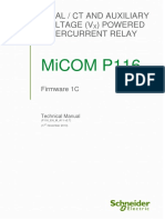MiCOM P116 EN M A11v2.7