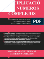 Multiplicación de Números Complejos