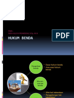 HUKUM BENDA