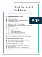 Your First Successful Book Launch Checklist PDF