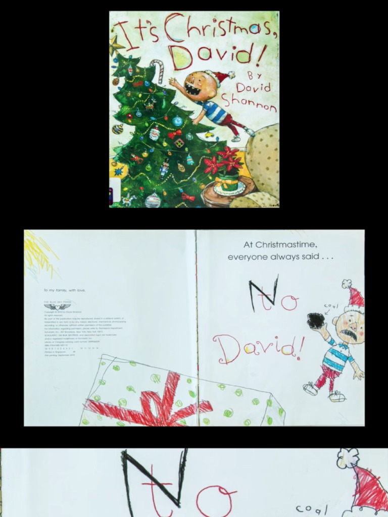It's Christmas David! Book (Prek) PDF PDF