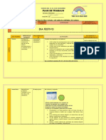 Plan de trabajo de cuarto grado