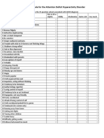 Wender Utah Rating Scale For The Attention Deficit Hyperactivity Disorder