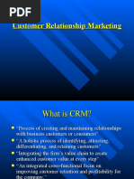 Customer Relationship Marketing