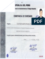 Certificado Senati