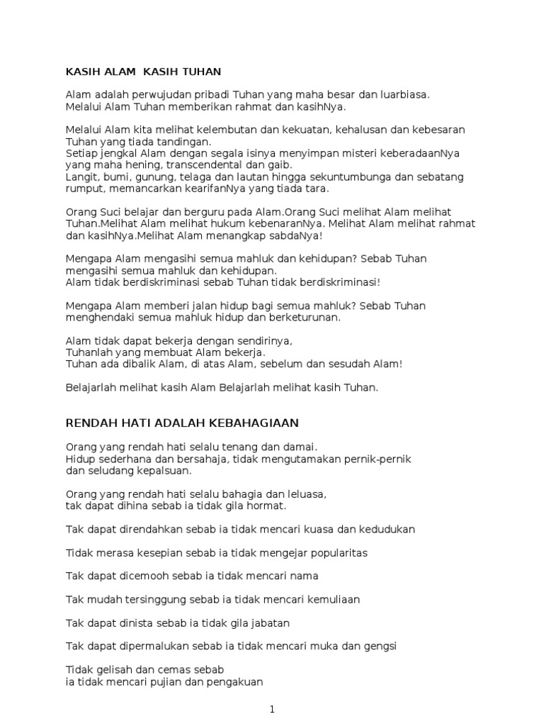 Renungan Fb Rinai Hujan Pdf