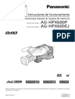 AG-HPX600 Español PDF
