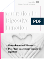 Alteration in Gastrointestinal and Accesory Organ