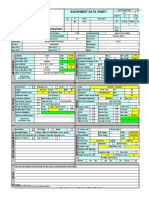 Example Pump Selection: Equipment Data Sheet
