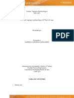 Ultima Actividad Sistema de Vigilancia Epidemiologico