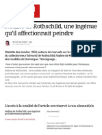 Nadine de Rothschild, une ingénue qu’il affectionnait peindre - 1 juillet 2006 - L'ŒIL - n° 582