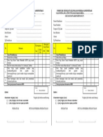 Formulir checklist kelengkapan berkas calon pengawas TPS