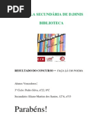 Resultados do Concurso